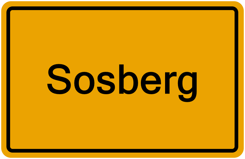 Handelsregisterauszug Sosberg