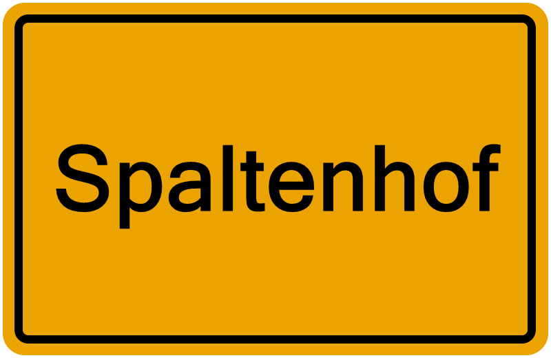 Handelsregisterauszug Spaltenhof