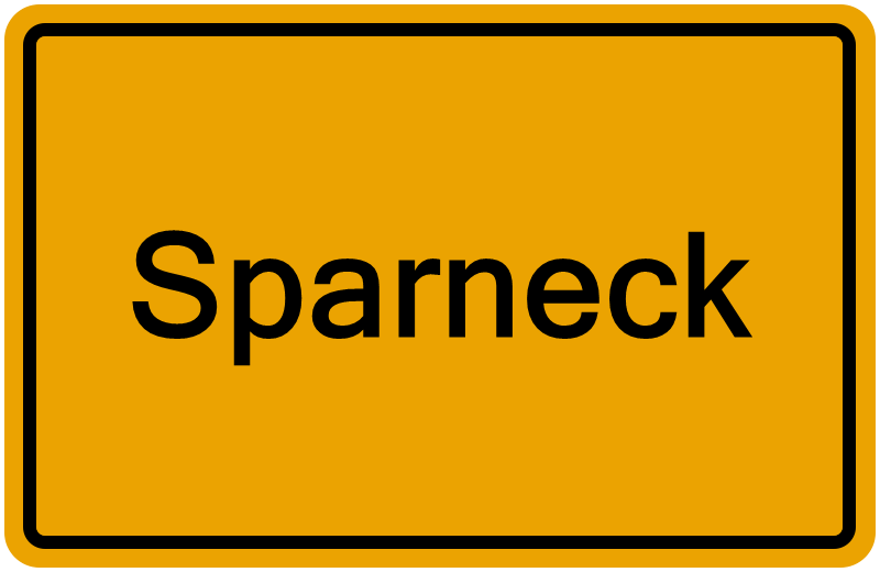 Handelsregisterauszug Sparneck