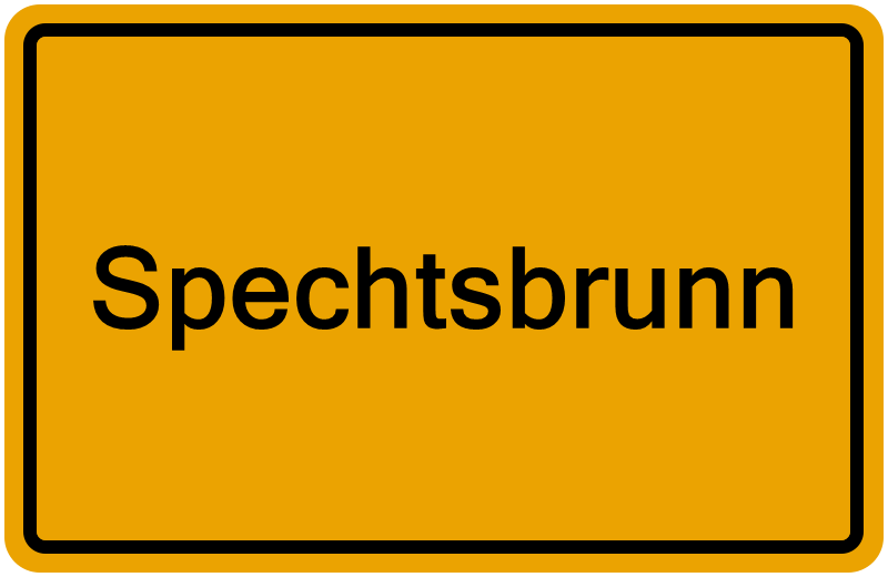 Handelsregisterauszug Spechtsbrunn