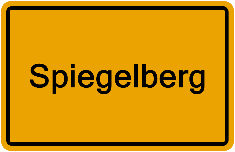 Handelsregisterauszug Spiegelberg