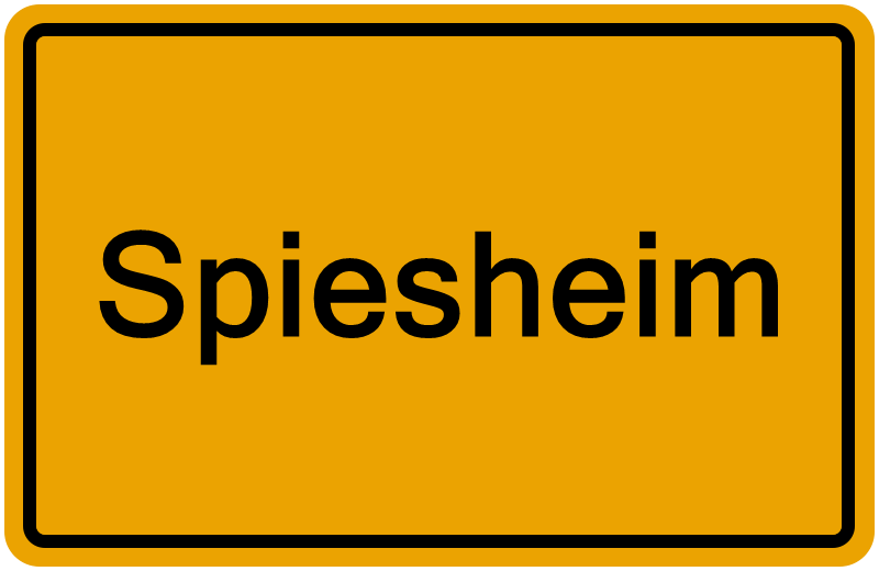Handelsregisterauszug Spiesheim