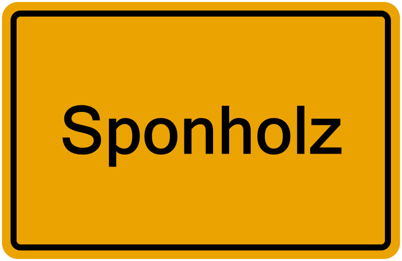Handelsregisterauszug Sponholz