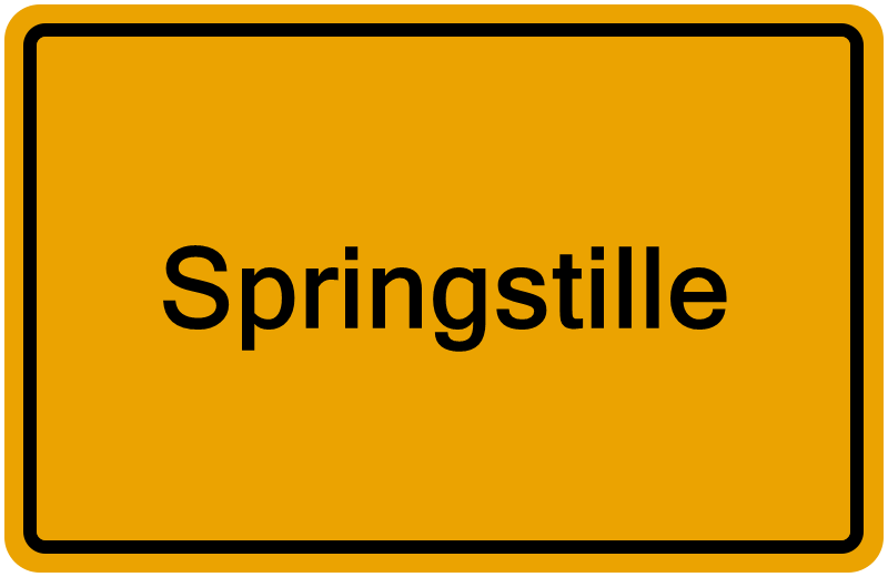 Handelsregisterauszug Springstille