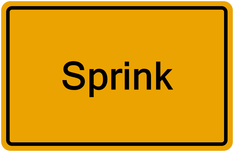 Handelsregisterauszug Sprink