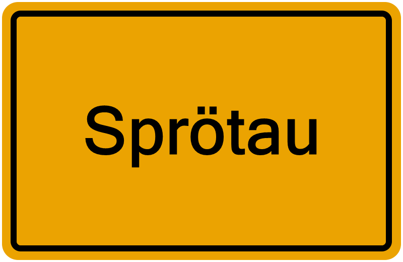 Handelsregisterauszug Sprötau
