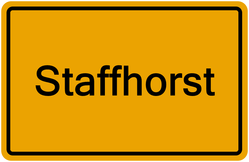 Handelsregisterauszug Staffhorst