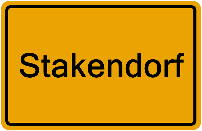 Handelsregisterauszug Stakendorf