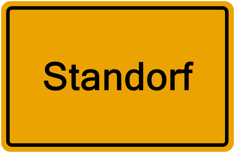 Handelsregisterauszug Standorf
