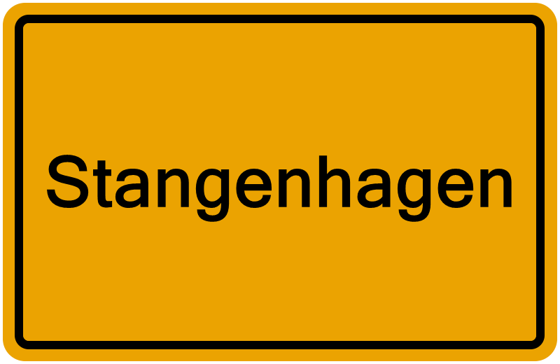 Handelsregisterauszug Stangenhagen