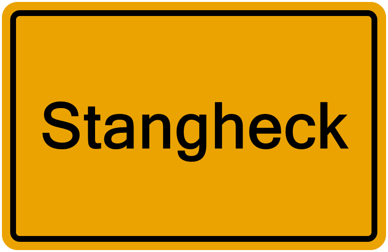 Handelsregisterauszug Stangheck