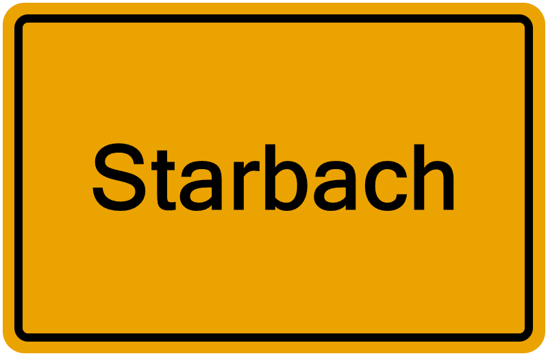 Handelsregisterauszug Starbach