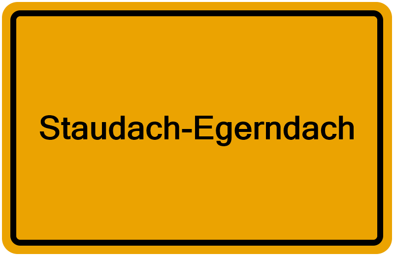 Handelsregisterauszug Staudach-Egerndach