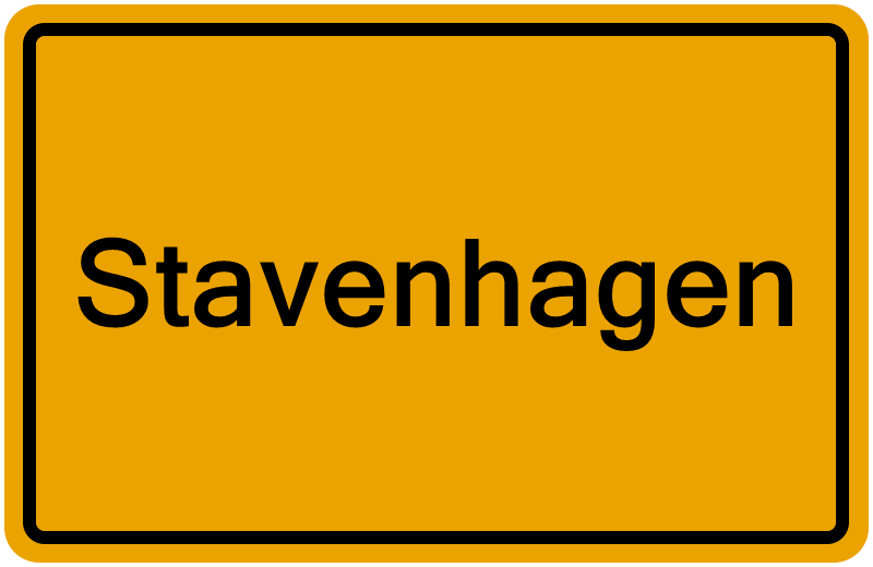 Handelsregisterauszug Stavenhagen