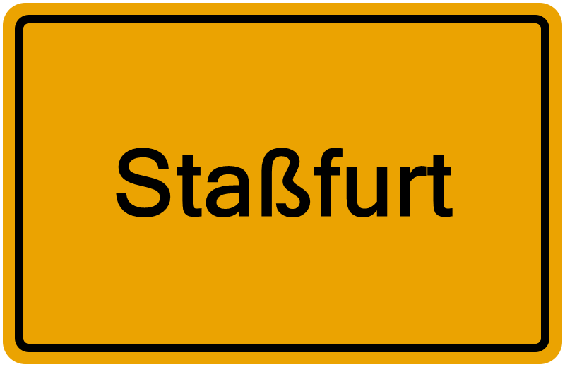 Handelsregisterauszug Staßfurt