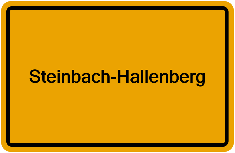 Handelsregisterauszug Steinbach-Hallenberg