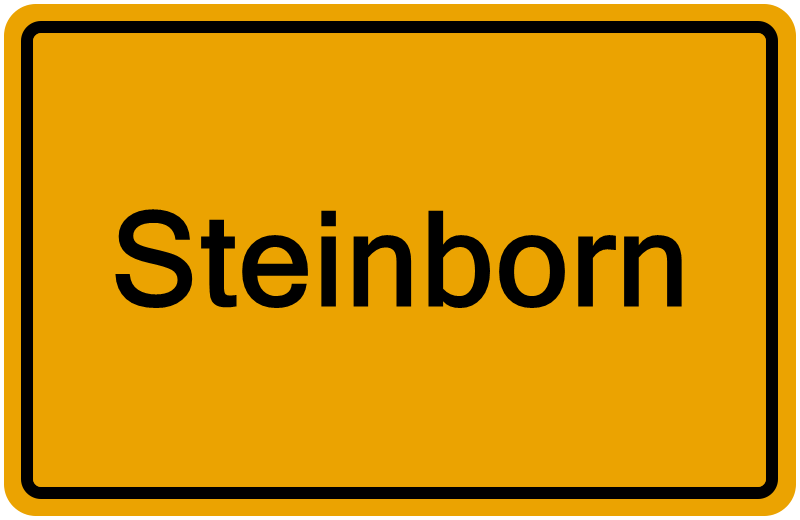 Handelsregisterauszug Steinborn