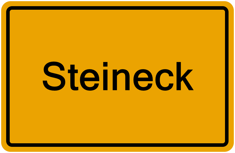 Handelsregisterauszug Steineck