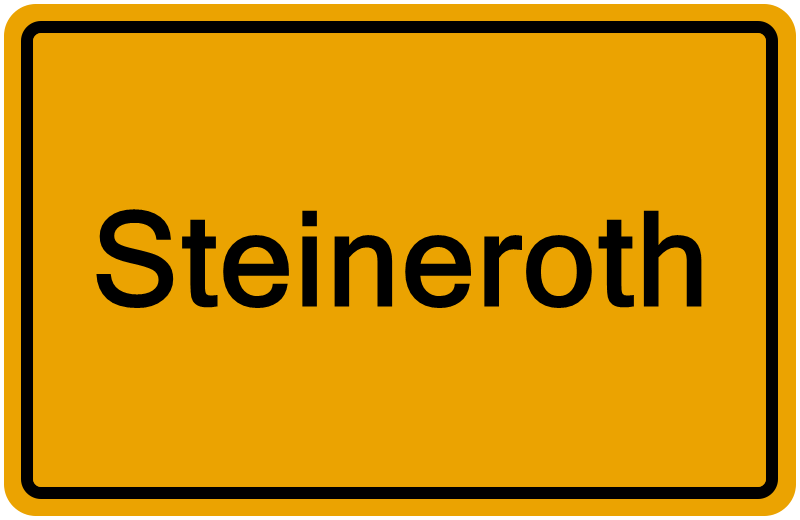 Handelsregisterauszug Steineroth