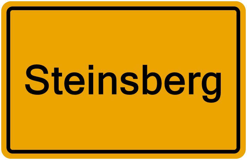 Handelsregisterauszug Steinsberg