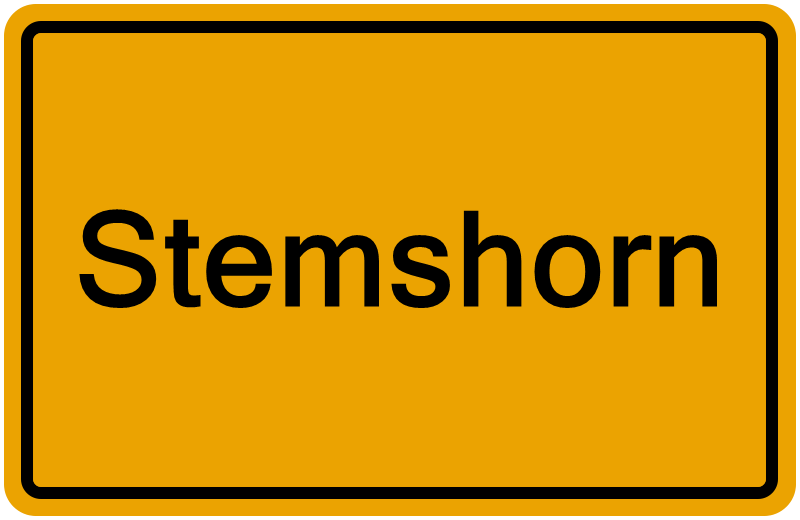 Handelsregisterauszug Stemshorn