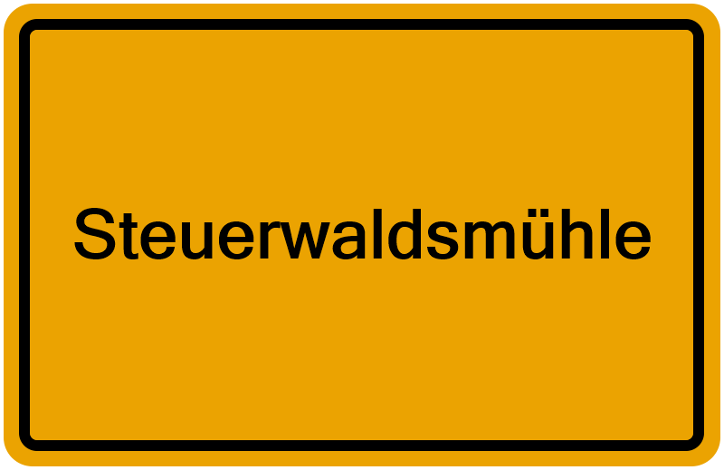 Handelsregisterauszug Steuerwaldsmühle