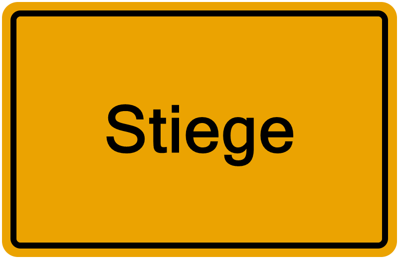 Handelsregisterauszug Stiege
