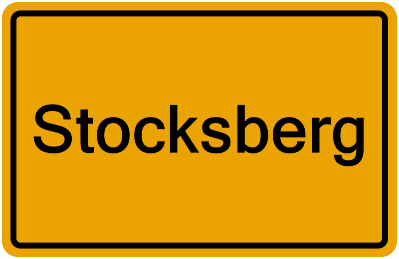 Handelsregisterauszug Stocksberg