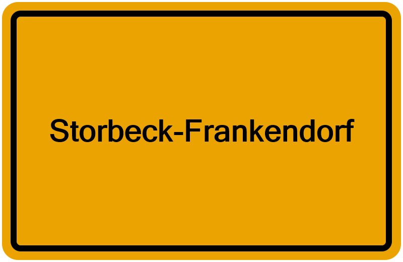 Handelsregisterauszug Storbeck-Frankendorf