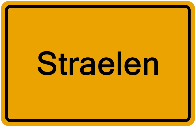 Handelsregisterauszug Straelen