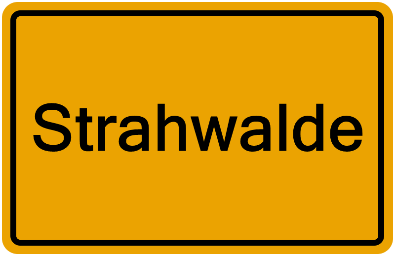 Handelsregisterauszug Strahwalde