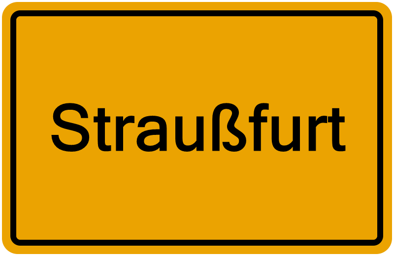 Handelsregisterauszug Straußfurt