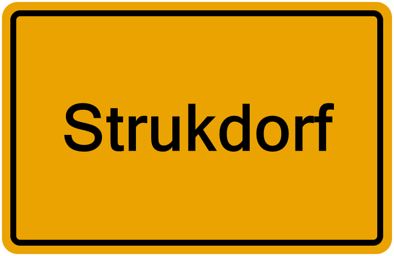 Handelsregisterauszug Strukdorf