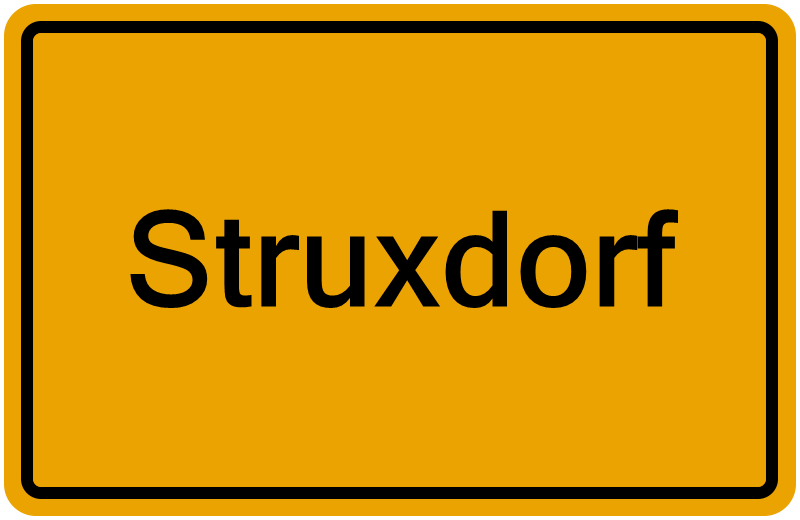 Handelsregisterauszug Struxdorf