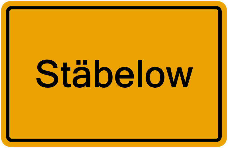 Handelsregisterauszug Stäbelow