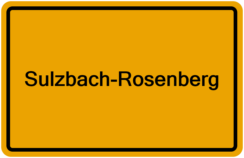 Handelsregisterauszug Sulzbach-Rosenberg