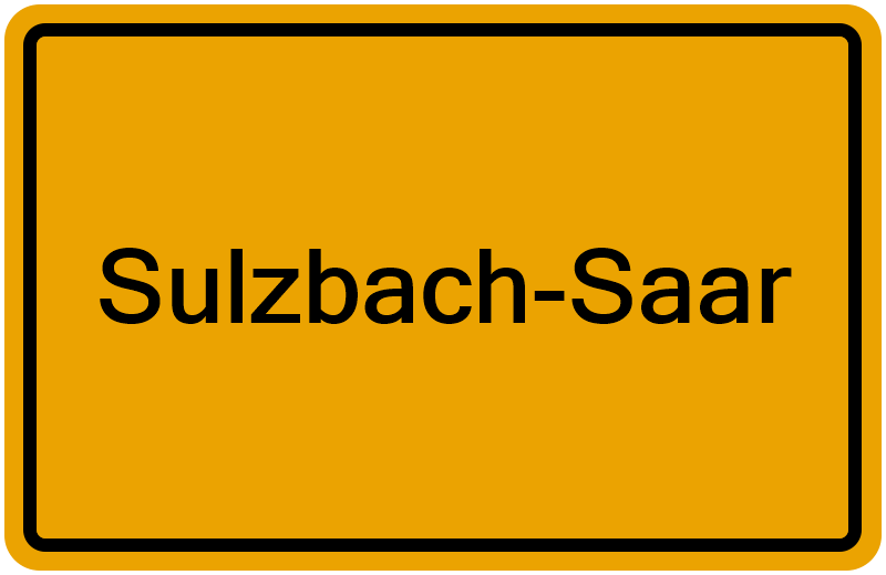 Handelsregisterauszug Sulzbach-Saar