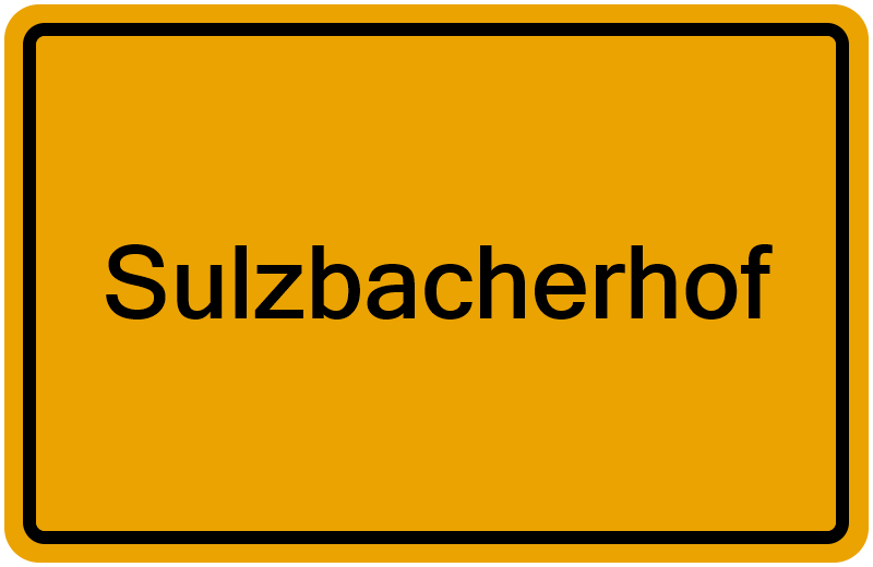 Handelsregisterauszug Sulzbacherhof