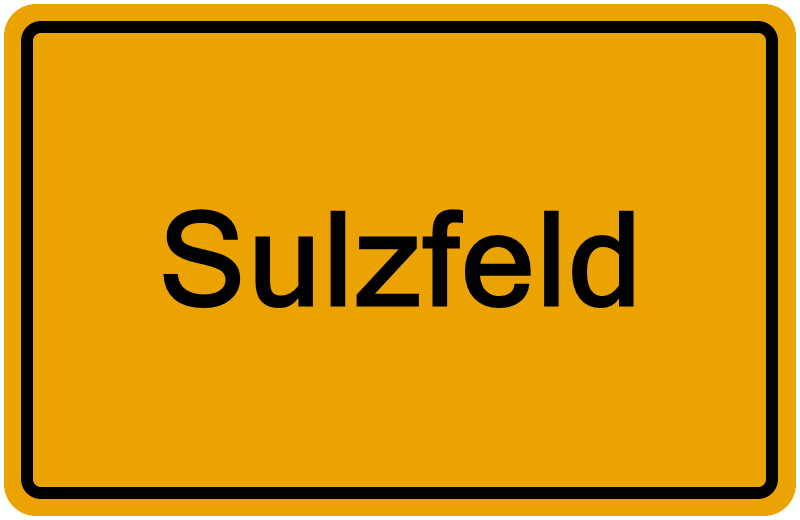 Handelsregisterauszug Sulzfeld