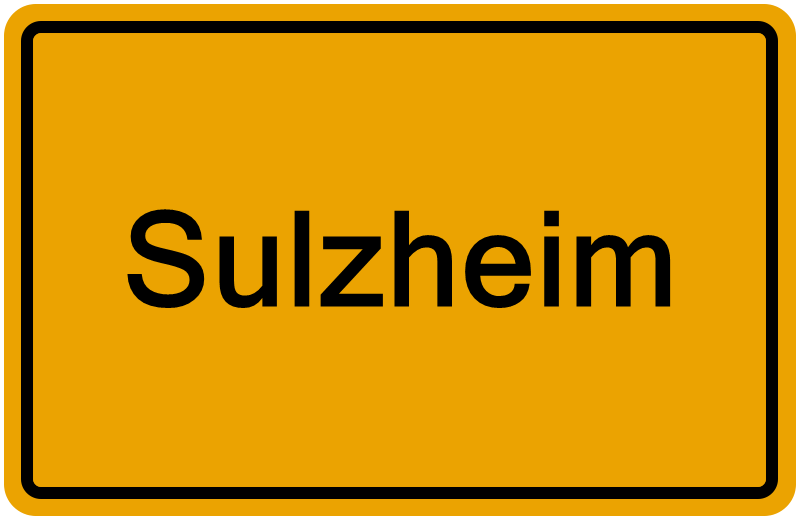 Handelsregisterauszug Sulzheim