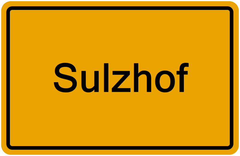 Handelsregisterauszug Sulzhof
