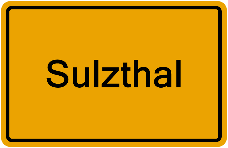 Handelsregisterauszug Sulzthal