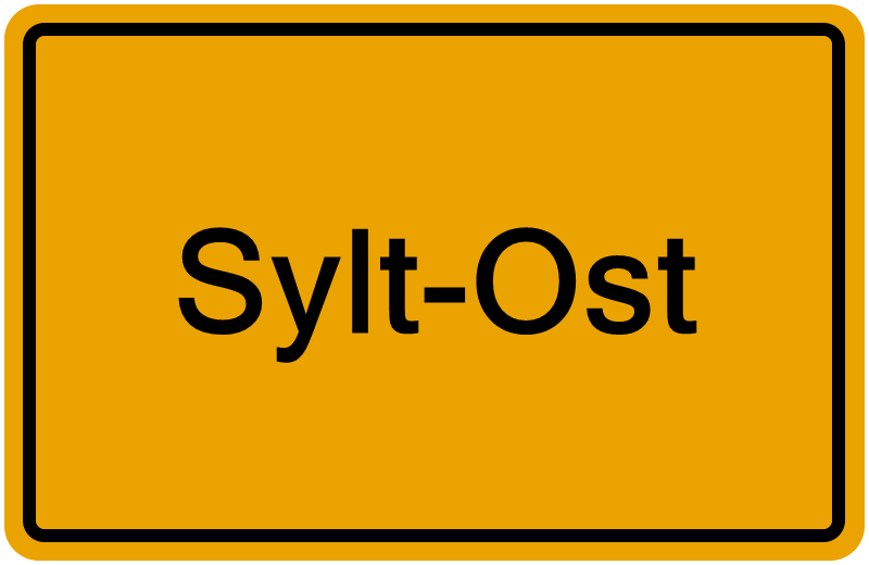 Handelsregisterauszug Sylt-Ost