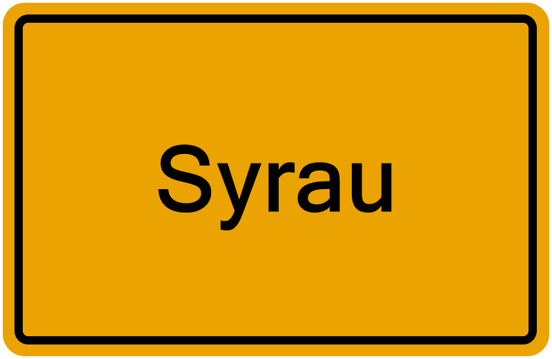 Handelsregisterauszug Syrau