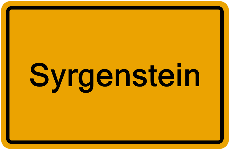 Handelsregisterauszug Syrgenstein