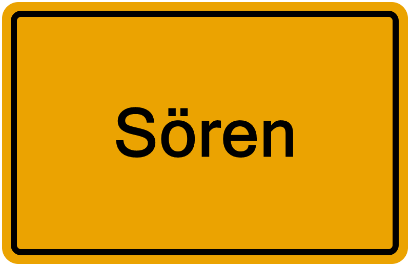 Handelsregisterauszug Sören