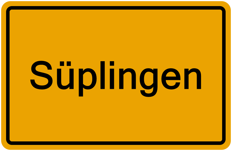 Handelsregisterauszug Süplingen