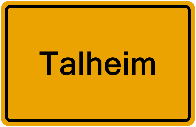 Handelsregisterauszug Talheim