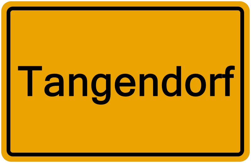 Handelsregisterauszug Tangendorf
