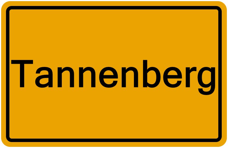 Handelsregisterauszug Tannenberg